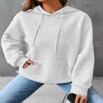 Women's Loose Casual Solid Color Long-sleeved Sweater - Image 8