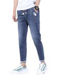 Denim Stretch Casual Men's Trousers Thin - Image 2