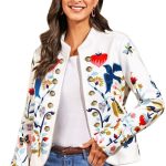 Women's Fashion Temperament Commute Cardigan Printed Coat - Image 2