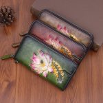 Retro Rub Colored Multiple Card Slots Long Ladies Wallet - Image 7