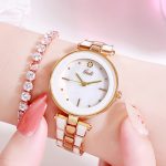 Ladies Watch Korean Style Trendy Student White Quartz - Image 8