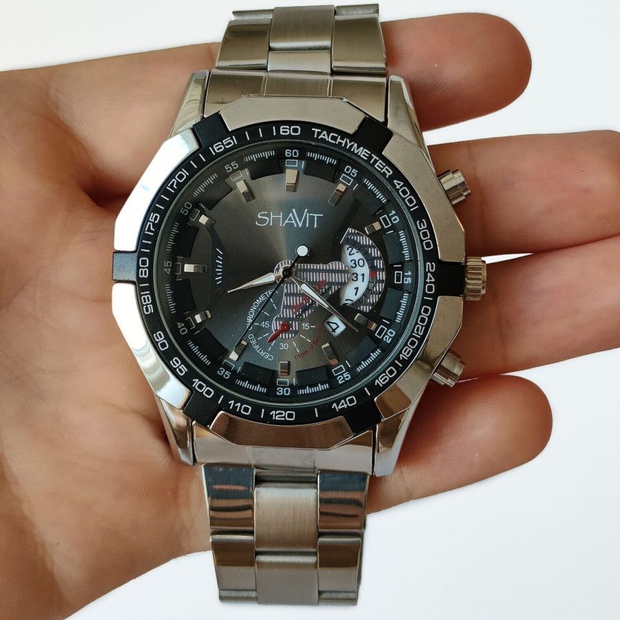 Men's Quartz Watch Stainless Steel Analog Waterproof Business Wristwatch Fashion - Image 9