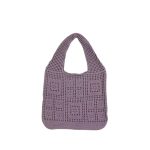 All-matching Solid Color Knitted Shoulder Bag - Image 4