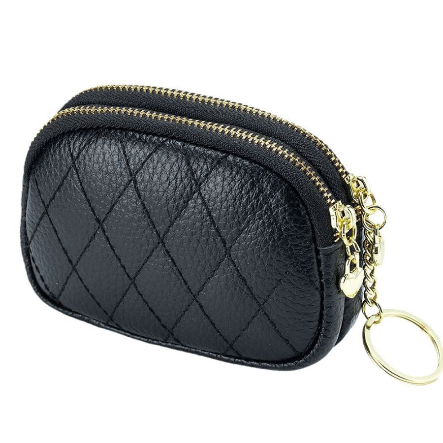 Diamond Embroidery Thread Coin Purse Key Ring Storage Bag - Image 7