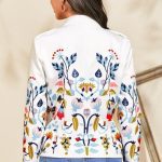 Women's Fashion Temperament Commute Cardigan Printed Coat - Image 10