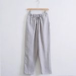 Loose Wide Leg Straight Cotton And Linen Casual Pants - Image 3