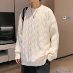 Loose Base Twist Round Neck Sweater Hand-woven Sweater - Image 2