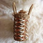 Trendy Japanese Style Paper String Woven Handbag - Image 3
