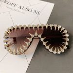 Steam Punk Diamond Oversized Sunglasses For Women Luxury - Image 6