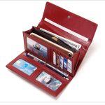 Long Cowhide Multiple Card Slots Coin Pocket RFID Anti-magnetic Women's Handbag - Image 8