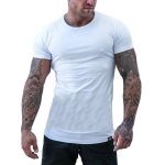 Round neck short sleeve T-shirt men - Image 3