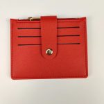 Short Small Card Holder Certificate Holder Women With Zipper - Image 5