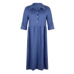 Loose button midi dress - Image 2