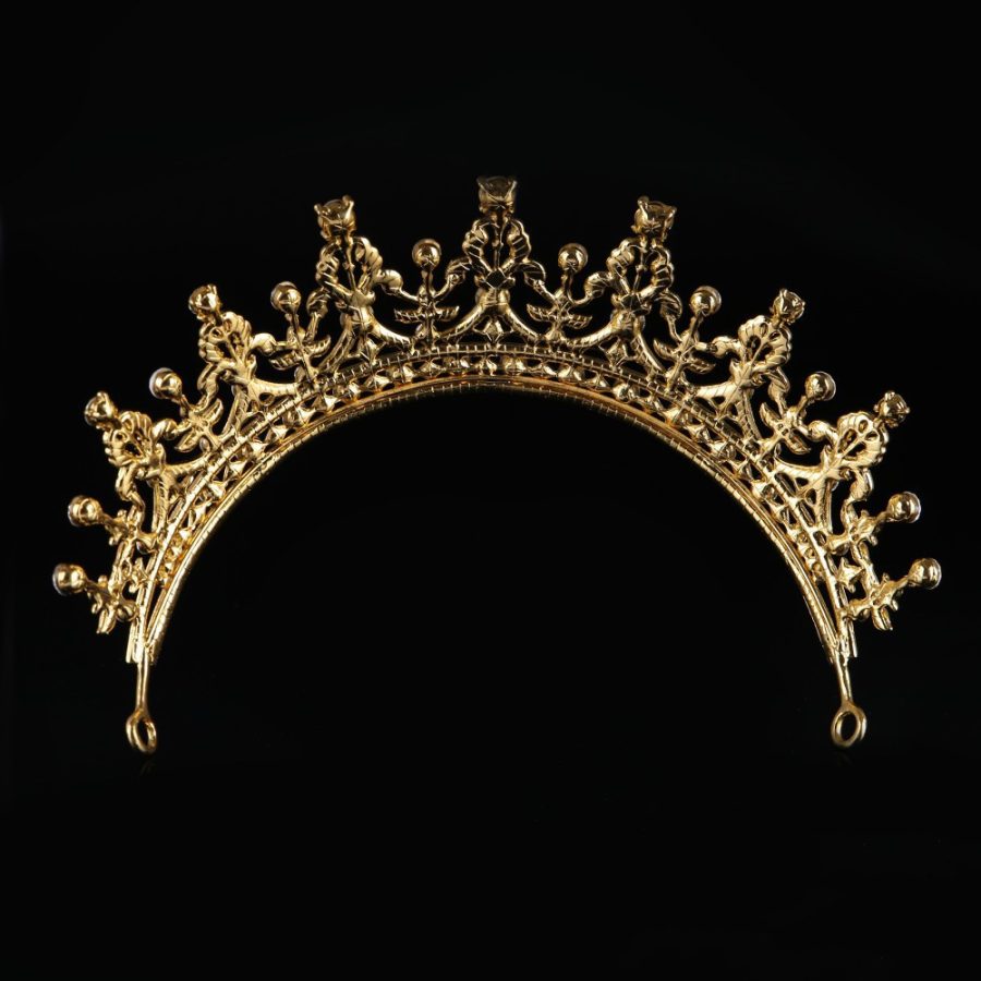 Queen Bridal Wedding Crown Headdress - Image 8