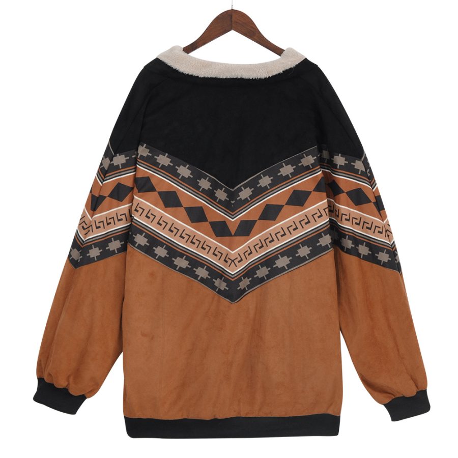 Women Vintage Cotton Jackets Coats Autumn Fashion Clothes - Image 5