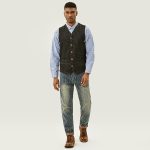 Men's Retro Loose Striped Jeans - Image 2