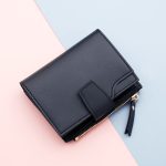 Short Multiple Card Slots Women's Wallet With Zipper - Image 3