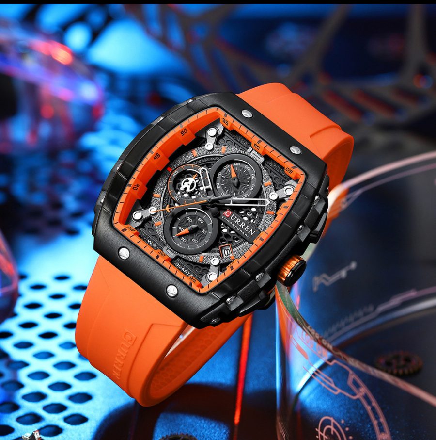 Men's Six-pin Quartz Tape Men's Watch - Image 4