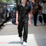 Men's Multi Pocket Lapel Collar Loose Casual Jumpsuit - Image 3