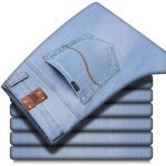 Men's Comfortable Elastic Straight Fit Jeans - Image 5