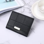 Women's Short Three Fold Multiple Card Slots Large Capacity Zipper Coin Purse - Image 4