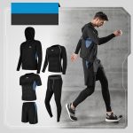 Running quick-drying basketball sports suit five-piece training suit - Image 5