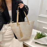Straw Braided Bag One Shoulder Portable Leisure Simple - Image 4