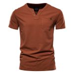 Sports T-shirt Slim Cotton Pocket Men - Image 4