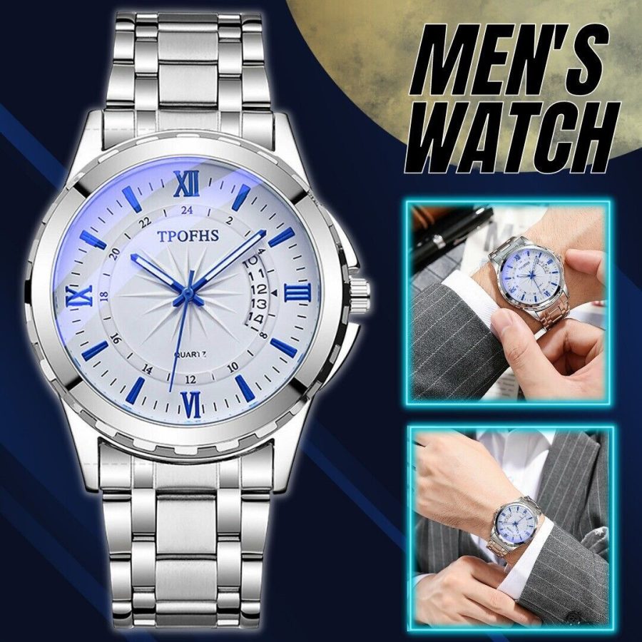 Stainless Steel Watch For MEN Classic Analog Wristwatch Fashion Classic Men Gift - Image 6