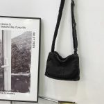 Japanese Ins Lazy Wind Bag Female Retro Raw Edge Student Single Shoulder Crossbody - Image 6