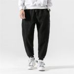Casual Trousers Corduroy Drawstring Elastic Pants Men - Image 5