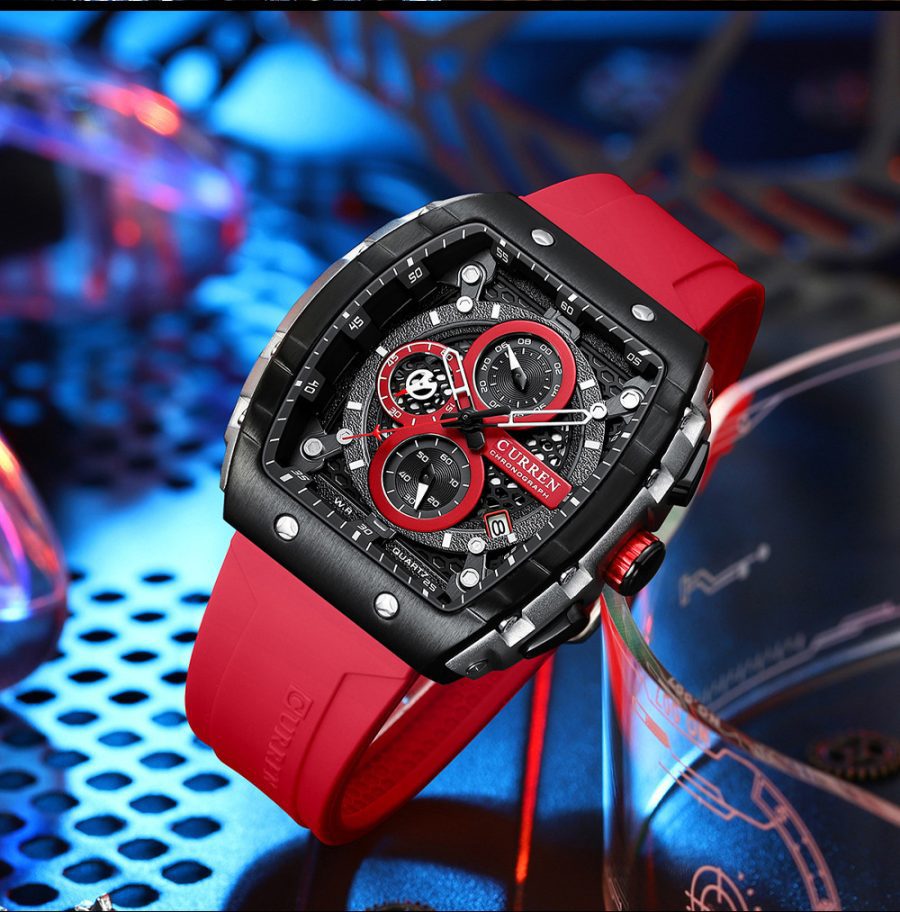 Men's Six-pin Quartz Tape Men's Watch - Image 6