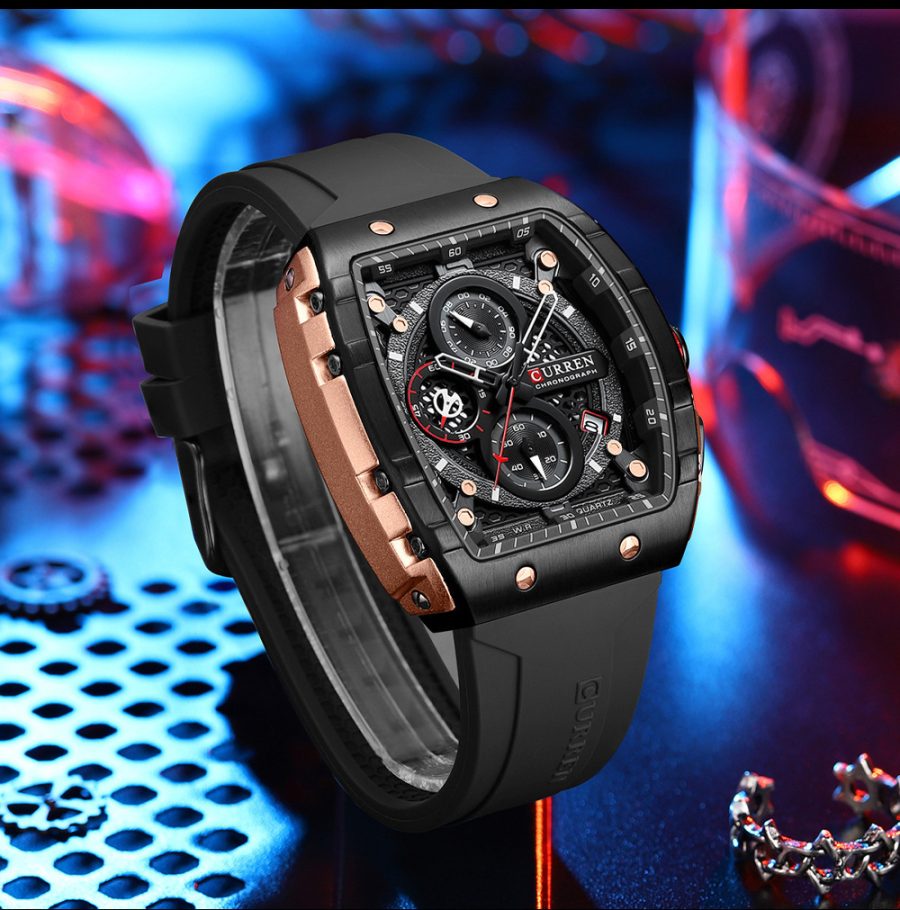 Men's Six-pin Quartz Tape Men's Watch - Image 8