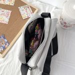 Ins Messenger Bags Women Men Crossbody Shoulder Bag Casual Couple Small Flap Bag - Image 8