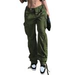 Street Hip-hop Trousers With Pockets Low Waist Overalls Fashion Casual Cargo Pants - Image 9