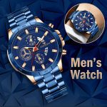 Waterproof Men Quartz Analog Watch Classic Stainless Steel Business Wristwatch - Image 6