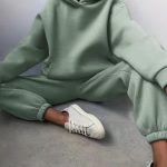 Women's Casual Hooded Sweater Two-piece Suit Clothes Hoodie Tracksuit - Image 6