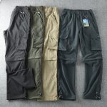 Men's Fashion Outdoor Elastic Waist Workwear Casual Pants