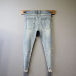 Light Blue Retro Slim Jeans - Image 8