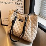 Advanced Texture Niche One-shoulder Tote Canvas Bag - Image 6