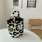 Large Capacity Animal Pattern Canvas Shoulder Bag - Image 3