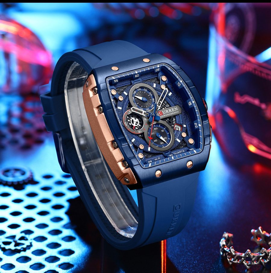 Men's Six-pin Quartz Tape Men's Watch - Image 9