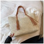 High-grade Large-capacity Woven Shoulder Bag For Women - Image 6