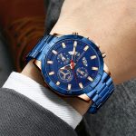 Waterproof Men Quartz Analog Watch Classic Stainless Steel Business Wristwatch - Image 3