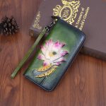 Retro Rub Colored Multiple Card Slots Long Ladies Wallet - Image 4