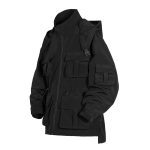 Men And Women With Standing Collars Large Pockets And Hooded Jackets - Image 2
