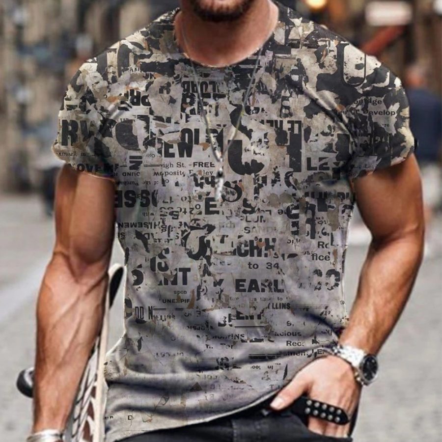 Men 3D Graphic Casual T-shirt - Image 2