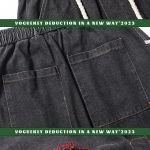 American Washed Design Sense Baggy Denim Shorts - Image 10