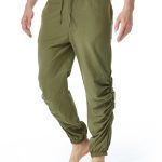 Men's Cotton And Linen Drawstring Elastic Waist Yoga Pants - Image 6