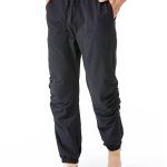 Men's Cotton And Linen Drawstring Elastic Waist Yoga Pants - Image 4